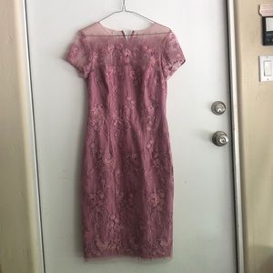 Formal pink dress